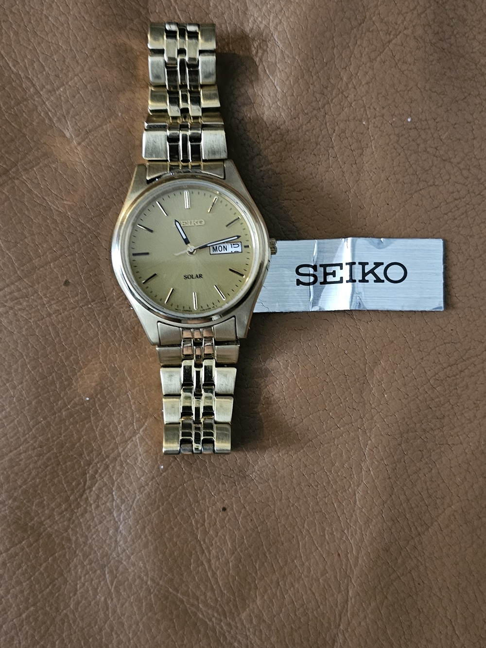 Seiko Gold and Silver Two-Tone Link Watch